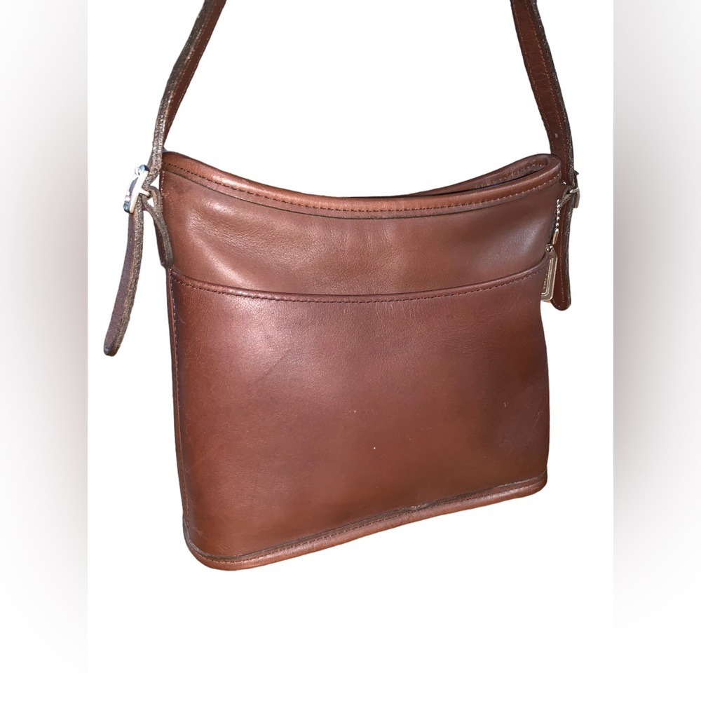 Vintage Coach Mambo Handbag Small Bucket Bag Adjustable Strap Fine Leather - Picture 2 of 11
